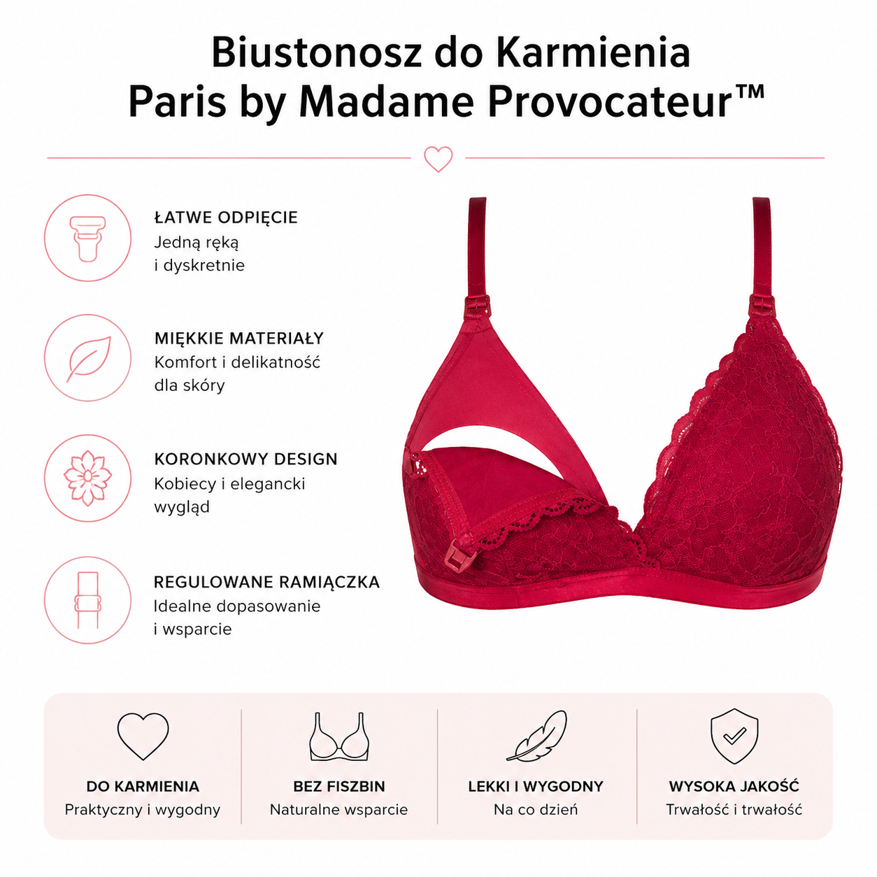 Biustonosz do Karmienia Paris by Madame Provocateur™