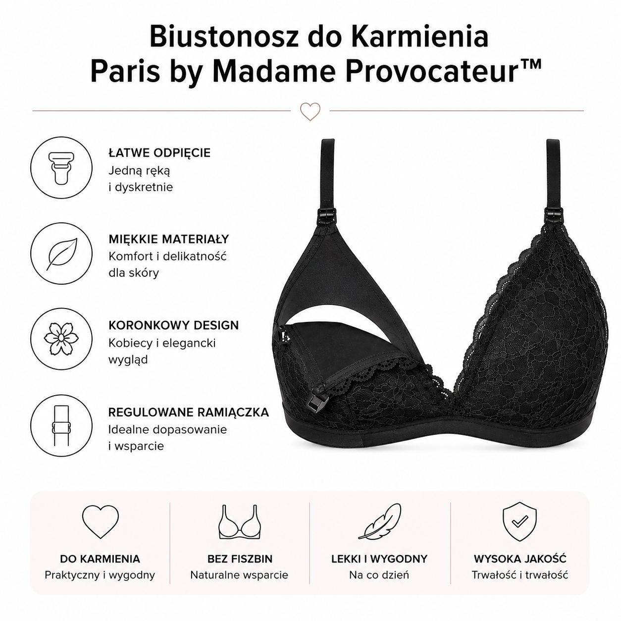 Biustonosz do Karmienia Paris by Madame Provocateur™