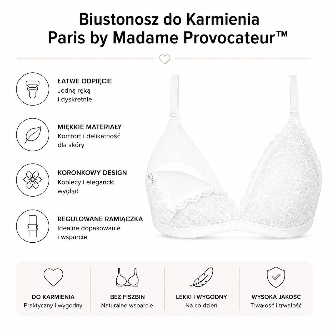 Biustonosz do Karmienia Paris by Madame Provocateur™