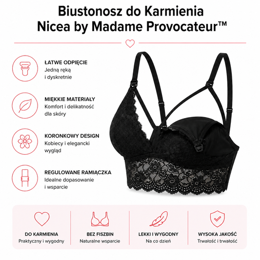Biustonosz do Karmienia Nicea by Madame Provocateur™