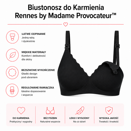 Biustonosz do Karmienia Rennes by Madame Provocateur™