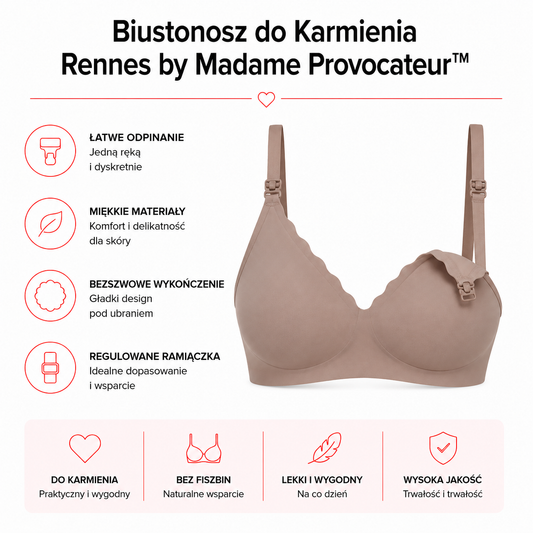 Biustonosz do Karmienia Rennes by Madame Provocateur™
